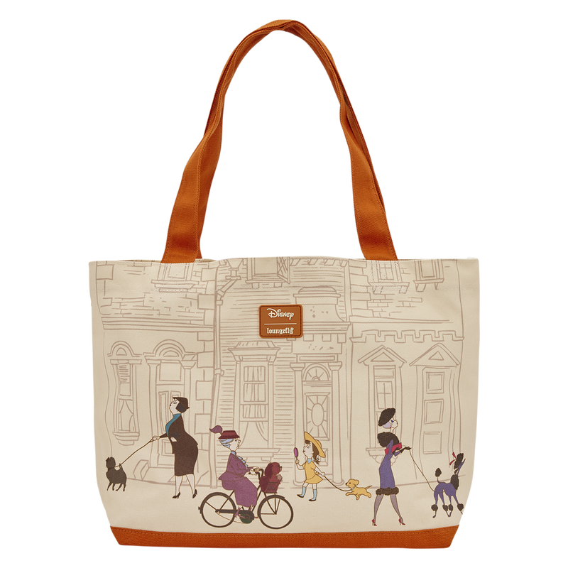 101 DALMATIANS LOUNGEFLY OVERSIZED CANVAS TOTE BAG