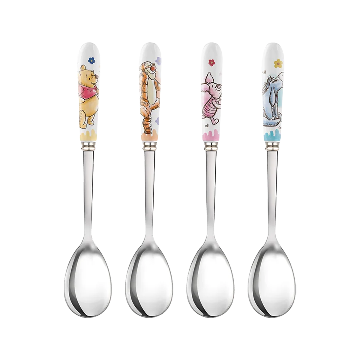 WINNIE THE POOH SET OF 4 TEASPOONS