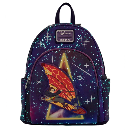 TREASURE PLANET SOLAR SURFER GLOW-IN-THE-DARK LOUNGELFY MINI BACKPACK