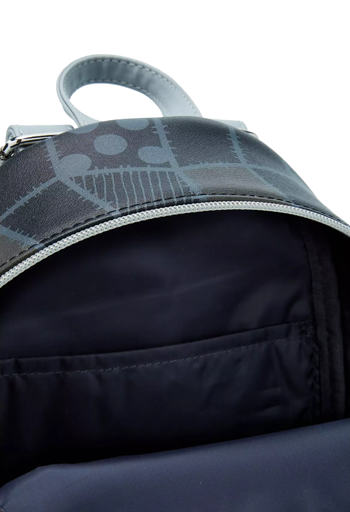 NBX JACK & SALLY SPLIT HEART LOUNGEFLY MINI BACKPACK