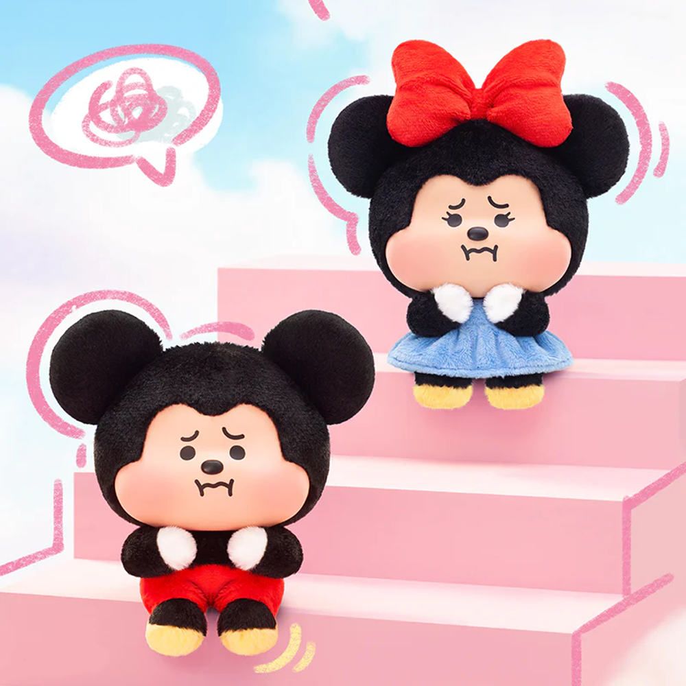 DISNEY MICKEY & MINNIE POUTY SERIES PLUSH BLIND BOX