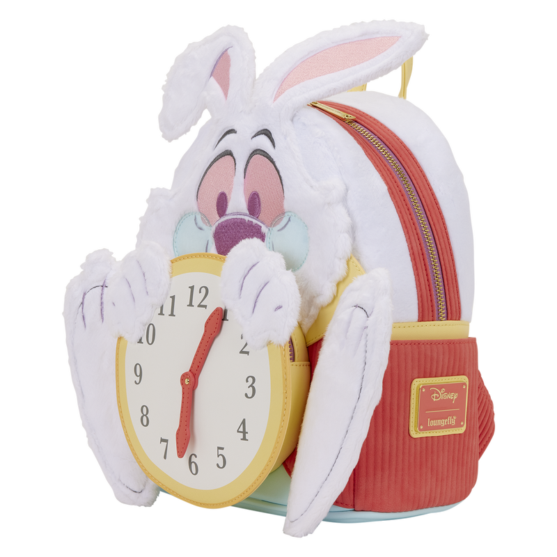 ALICE IN WONDERLAND WHITE RABBIT COSPLAY LOUNGEFLY MINI BACKPACK