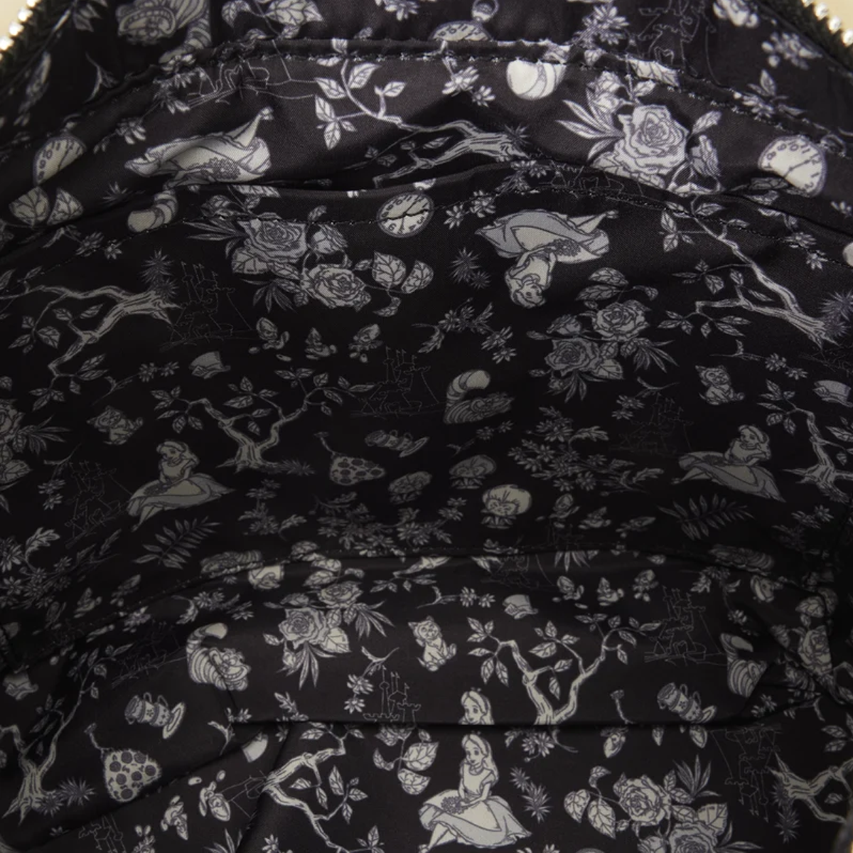 ALICE IN WONDERLAND LOUNGEFLY MINI TOTE CROSSBODY BAG