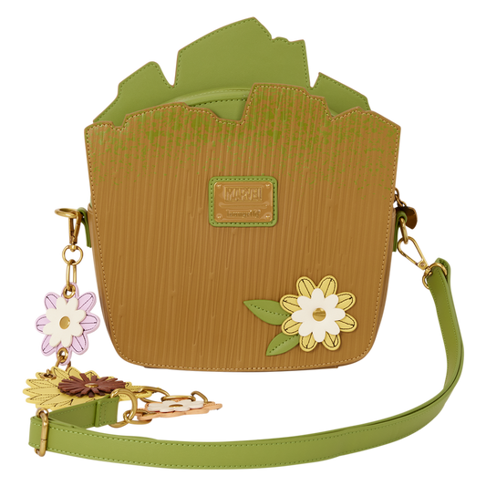 GUARDIANS OF THE GALAXY GROOT SPRING BLOOMS LOUNGEFLY CROSSBODY BAG