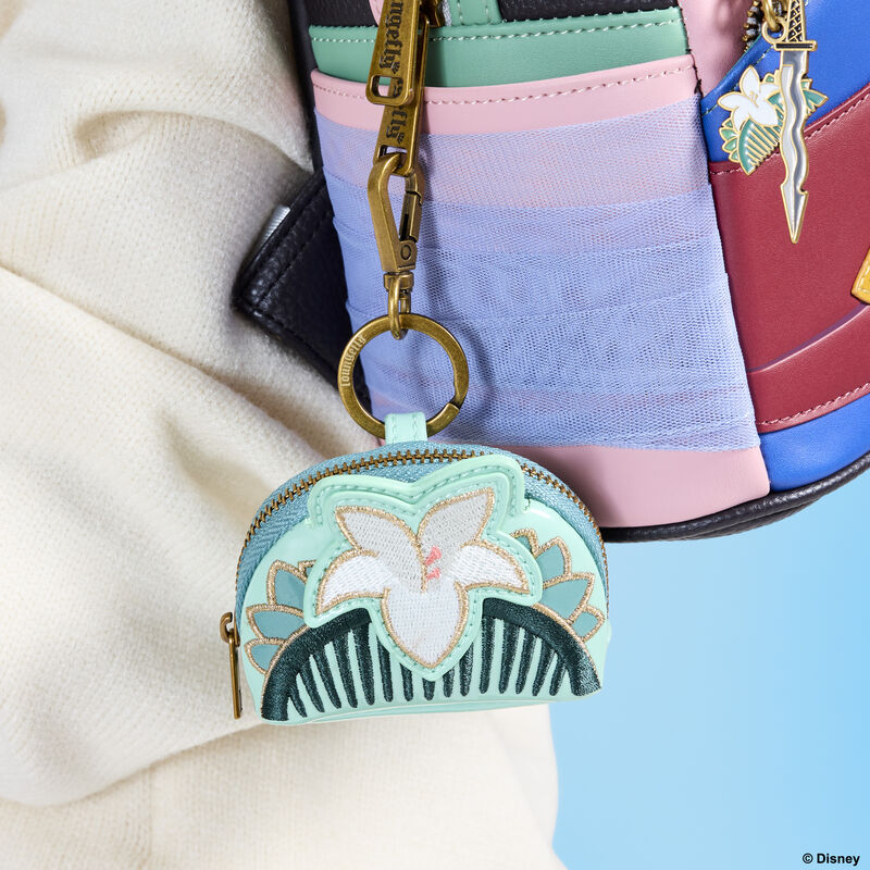 MULAN HAIR COMB FIGURAL LOUNGEFLY BAG CHARM