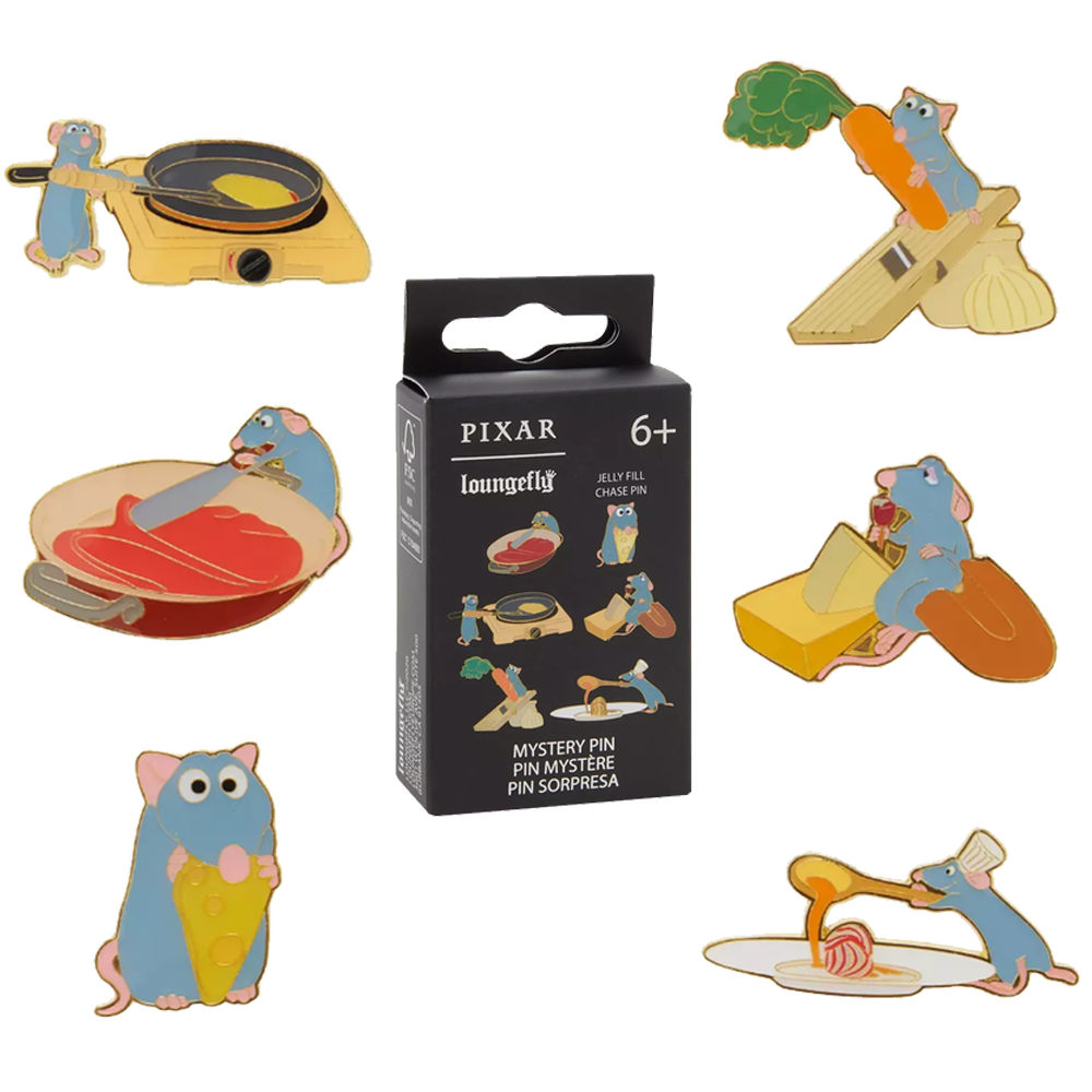 PIXAR RATATOUILLE REMY LOUNGEFLY MYSTERY PINS