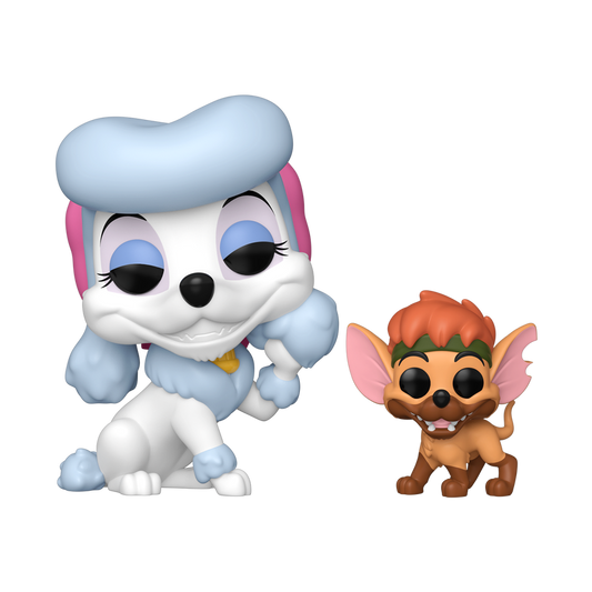 POP! & Buddy set featuring Georgette and Tito Funko pop figurines on a white background