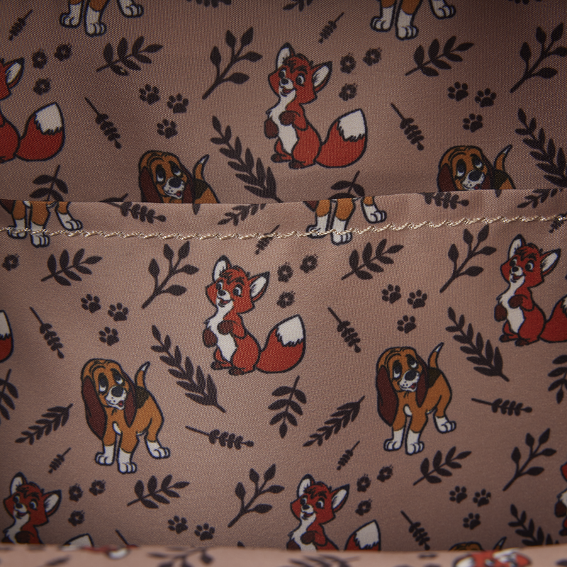 THE FOX AND THE HOUND LOUNGEFLY MINI BACKPACK