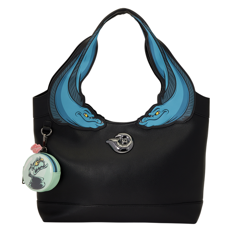 THE LITTLE MERMAID FLOTSAM AND JETSAM LOUNGEFLY TOTE BAG WITH COIN BAG