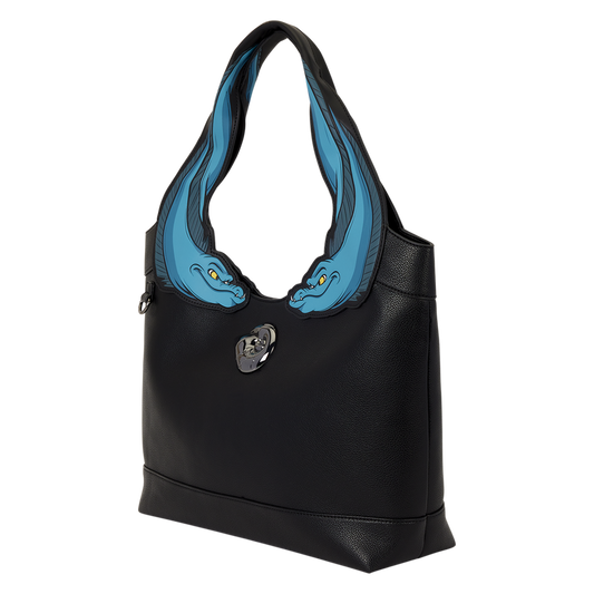 THE LITTLE MERMAID FLOTSAM AND JETSAM LOUNGEFLY TOTE BAG WITH COIN BAG