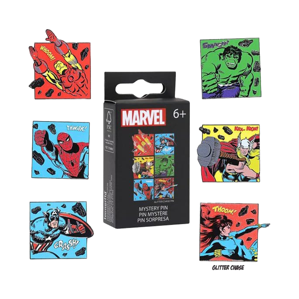 MARVEL CLASSIC AVENGERS LOUNGEFLY MYSTERY PINS