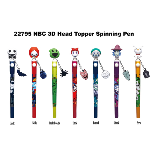NIGHTMARE BEFORE CHRISTMAS TOPPER SPINNING PEN BLIND BOX