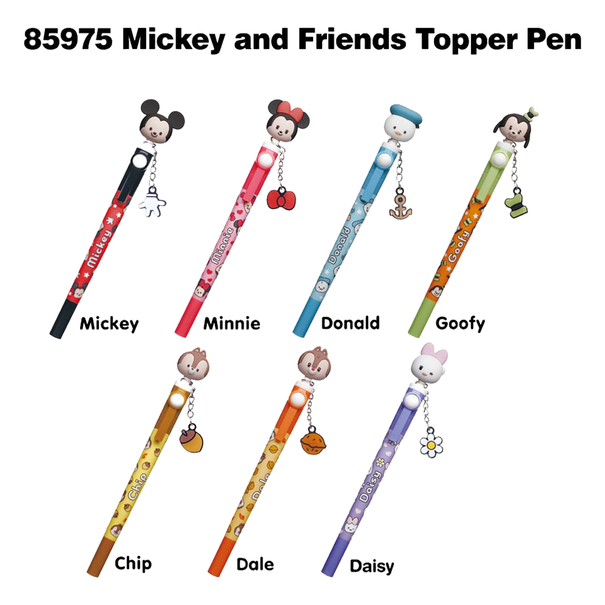 MICKEY & FRIENDS 3D TOPPER SPINNING PIN BLIND BOX