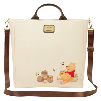 Winnie the Pooh Hundred Acre Wood Loungefly Tote Bag with Winnie The pooh and honey pots