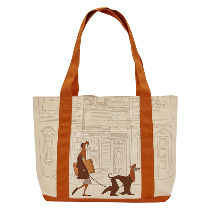 101 DALMATIANS LOUNGEFLY OVERSIZED CANVAS TOTE BAG