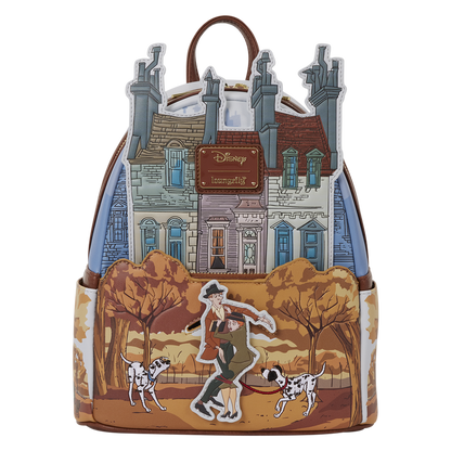 101 DALMATIANS ROGER & ANITA SCENE LOUNGEFLY MINI BACKPACK