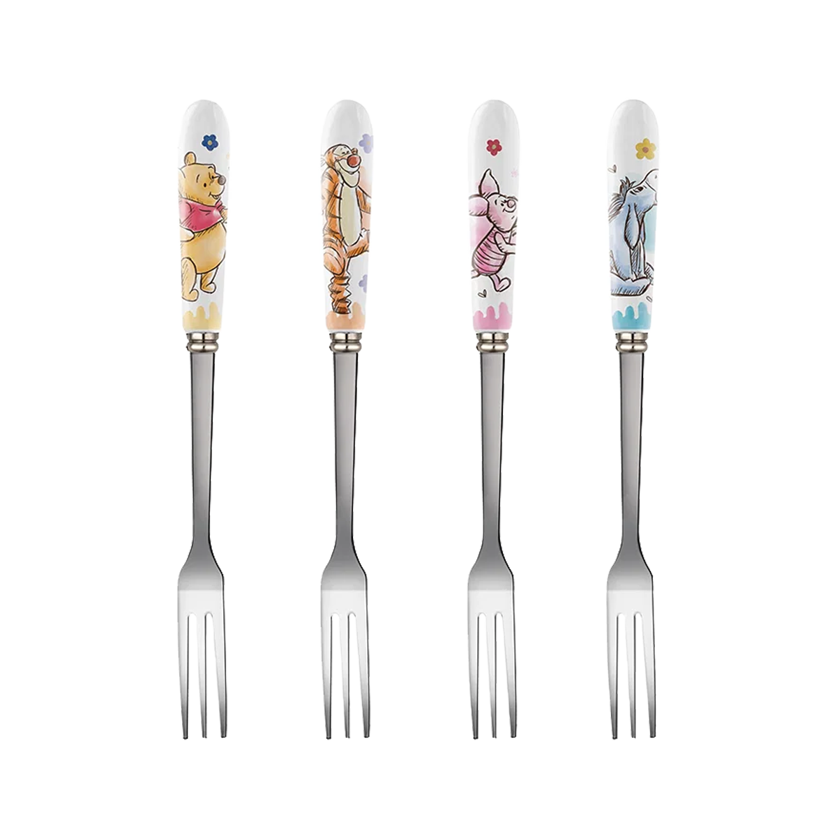 WINNIE THE POOH SET OF 4 DESSERT FORKS