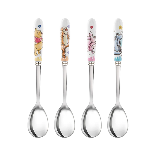 WINNIE THE POOH SET OF 4 TEASPOONS