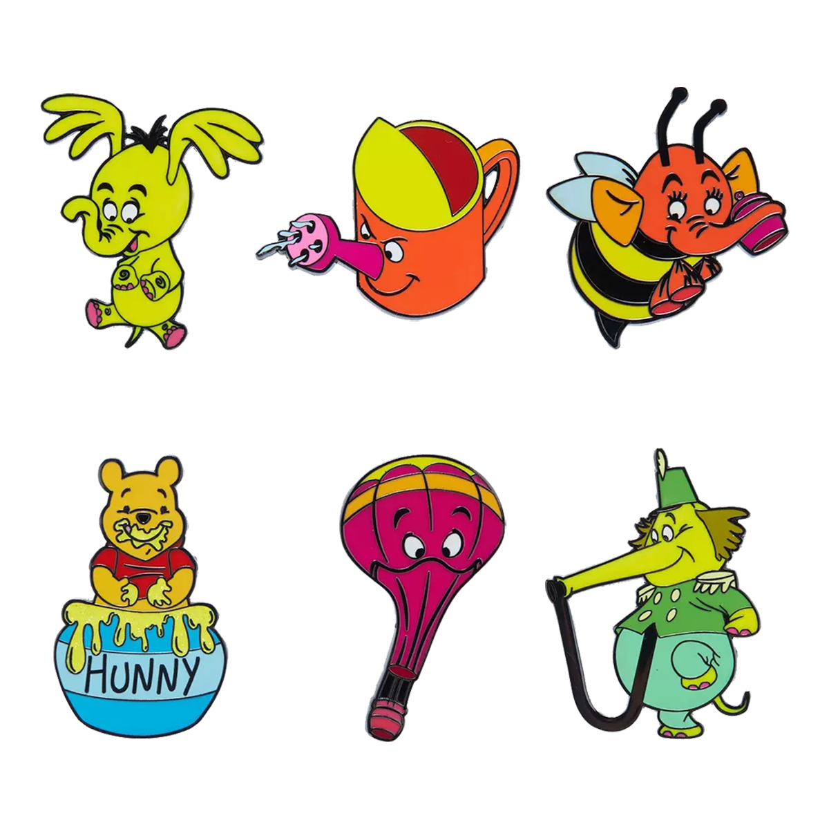 WINNIE THE POOH HEFFALUMP LOUNGEFLY MYSTERY PINS