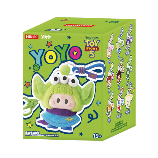 YOYO TOY STORY 5 WITH YOU SERIES MINISO PLUSH PENDANT BLIND BOX
