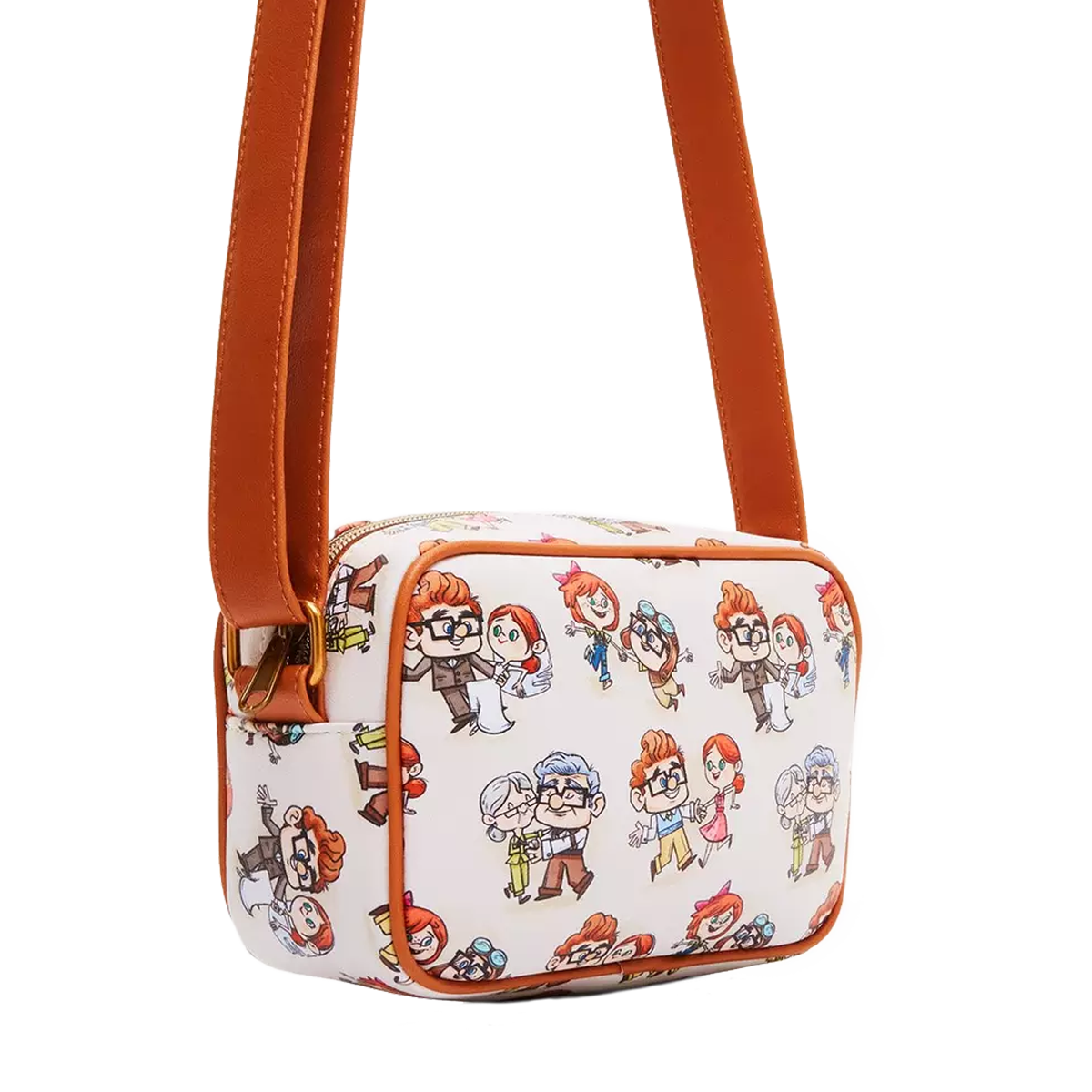 DISNEY PIXAR UP CARL & ELLIE LOUNGEFLY CROSSBODY BAG
