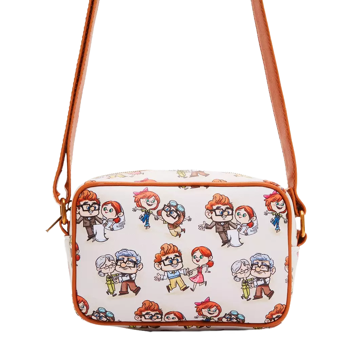 DISNEY PIXAR UP CARL & ELLIE LOUNGEFLY CROSSBODY BAG