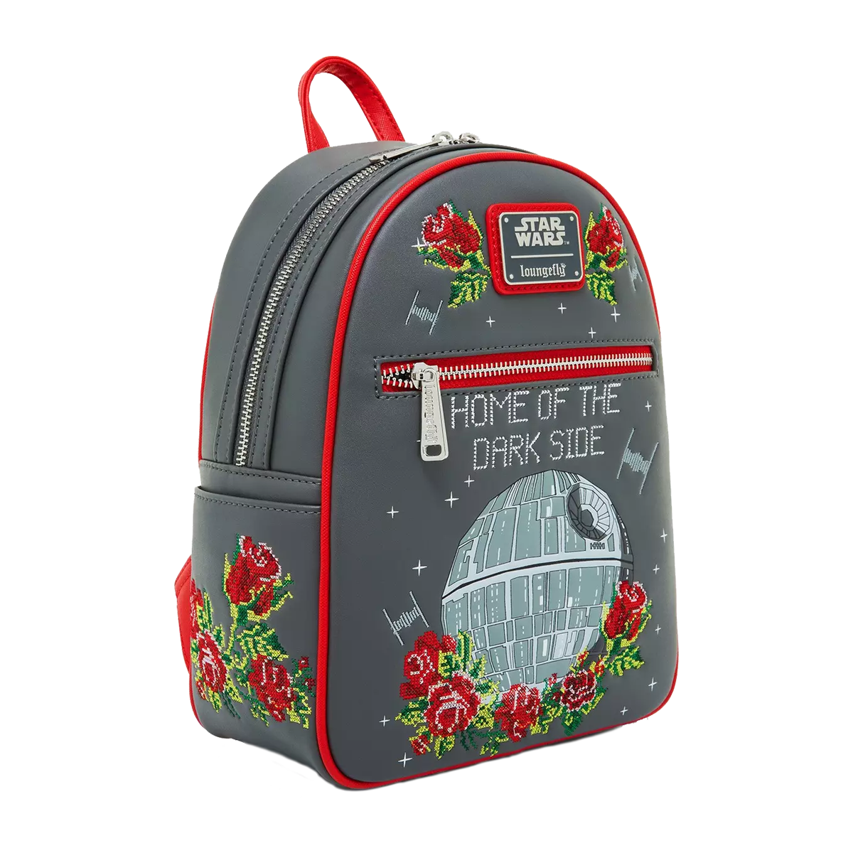 STAR WARS DEATH STAR CROSS STITCH LOUNGELFY MINI BACKPACK