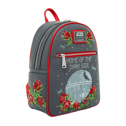 STAR WARS DEATH STAR CROSS STITCH LOUNGELFY MINI BACKPACK
