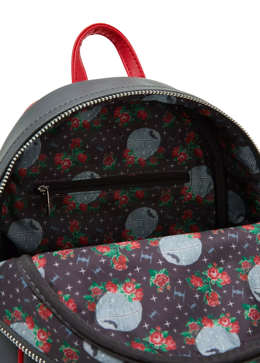STAR WARS DEATH STAR CROSS STITCH LOUNGELFY MINI BACKPACK