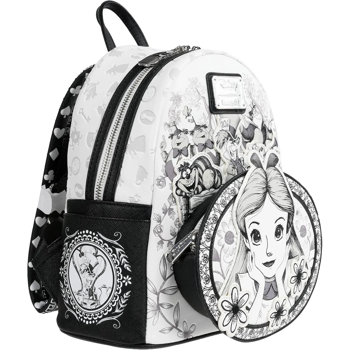 ALICE IN WONDERLAND SKETCH LOUNGEFLY MINI BACKPACK