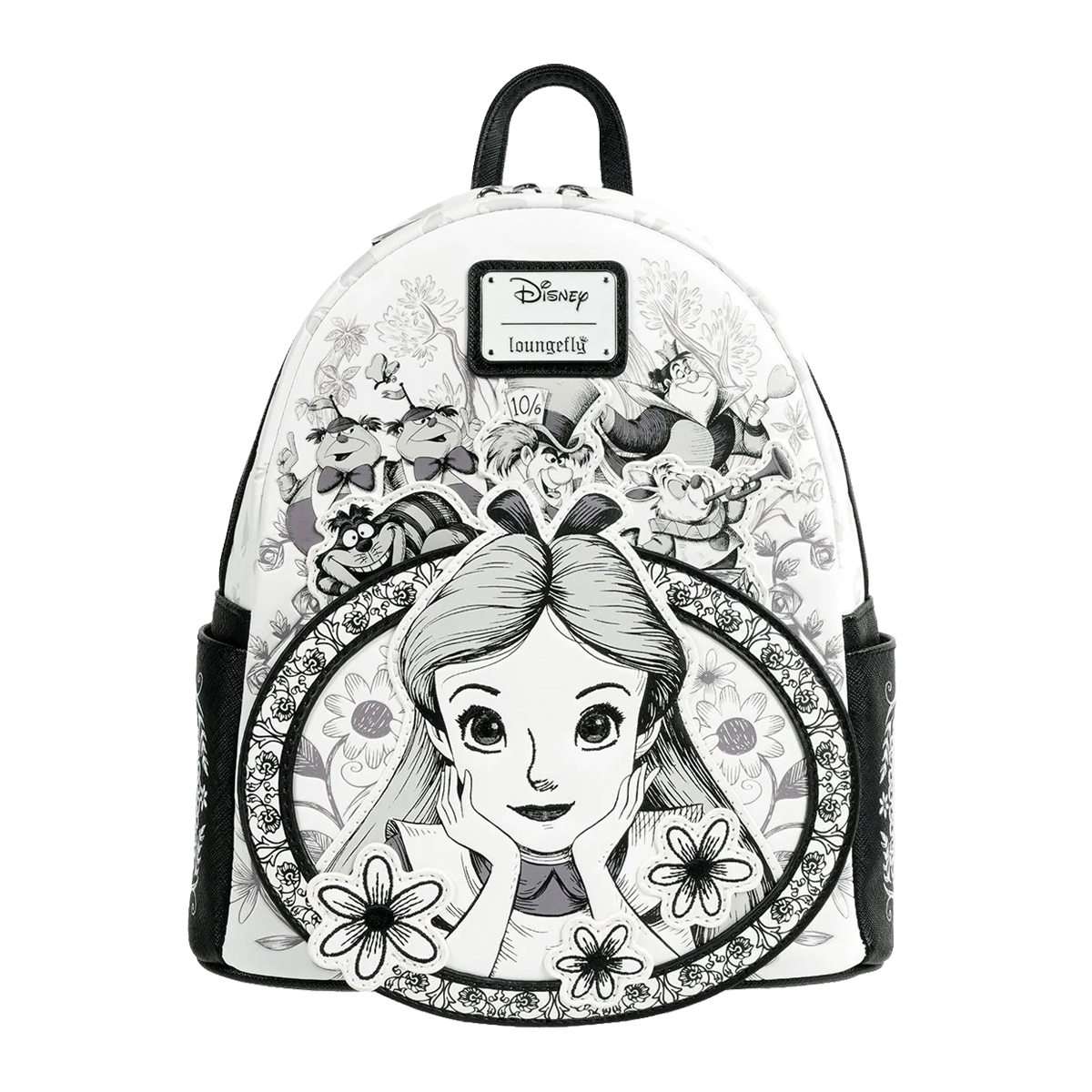 ALICE IN WONDERLAND SKETCH LOUNGEFLY MINI BACKPACK