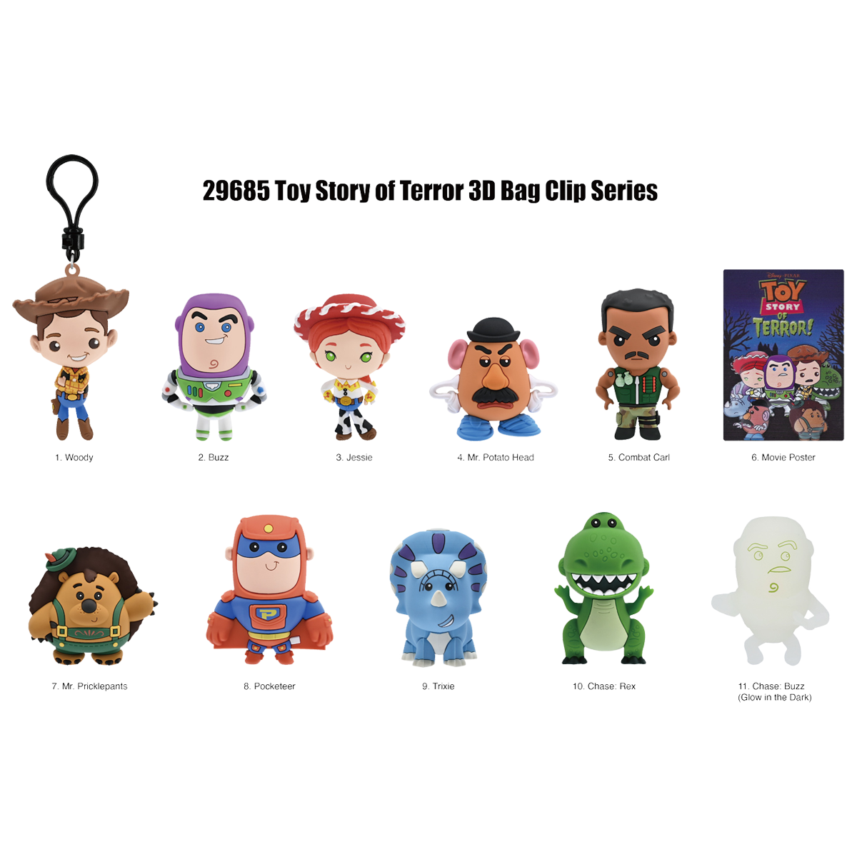 TOY STORY OF TERROR MYSTERY BAG CLIPS