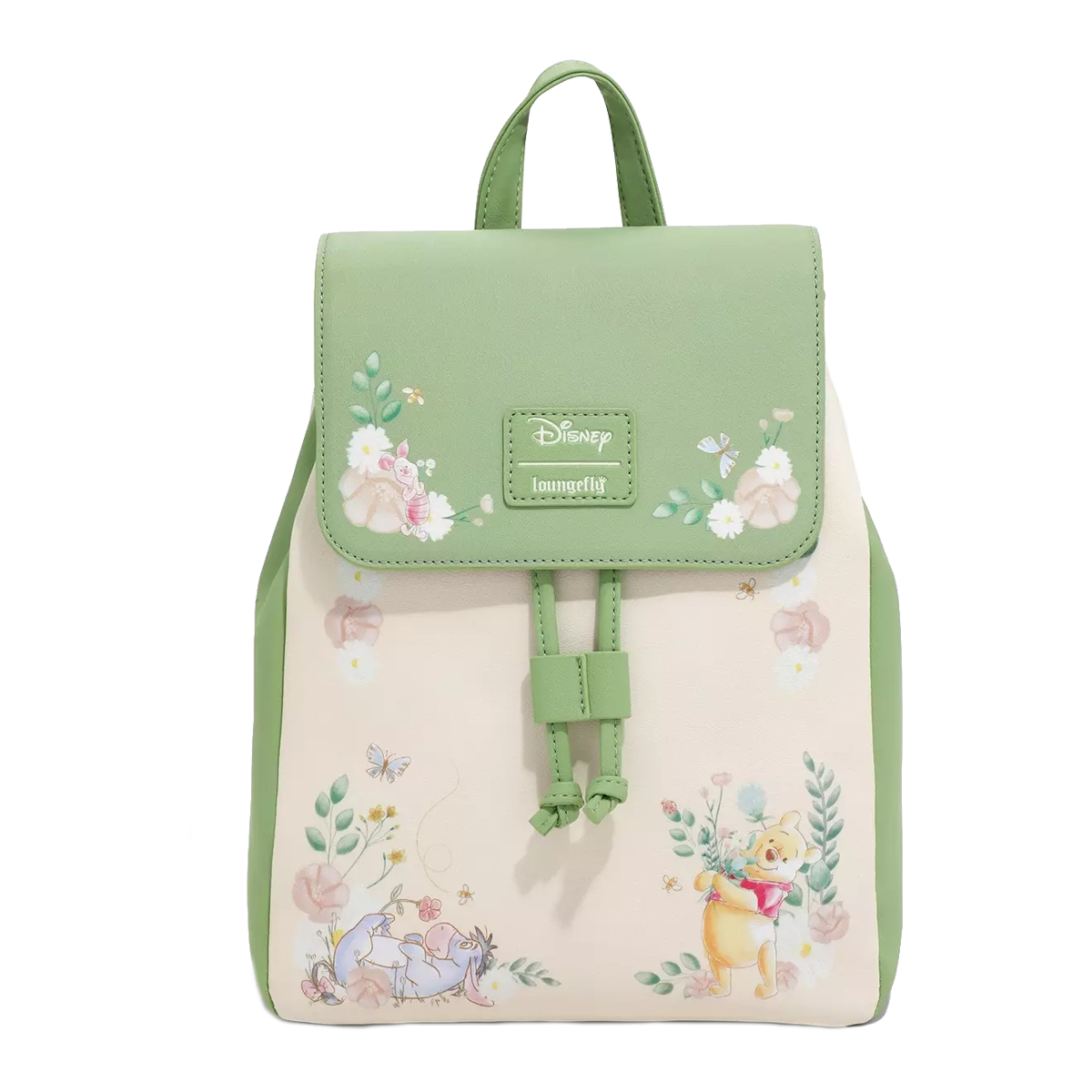 DISNEY WINNIE THE POOH FLORALS LOUNGEFLY MINI BACKPACK
