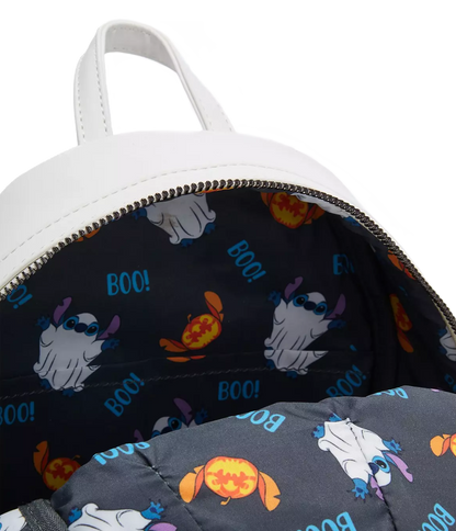 LILO & STITCH GHOST STITCH GLOW-IN-THE-DARK LOUNGEFLY MINI BACKPACK