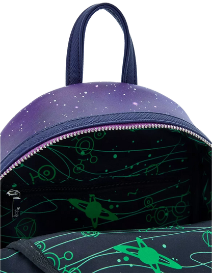 TREASURE PLANET SOLAR SURFER GLOW-IN-THE-DARK LOUNGELFY MINI BACKPACK