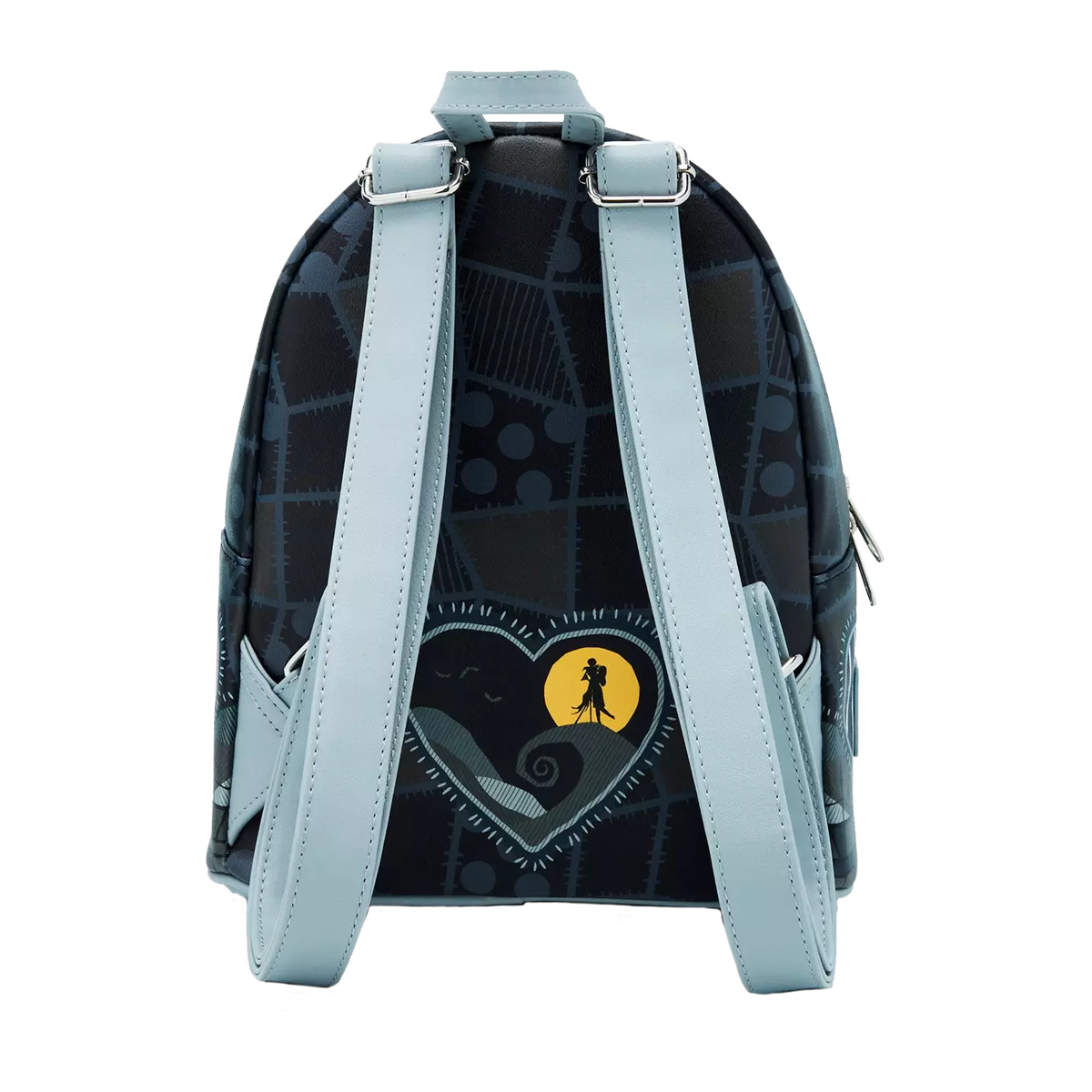 NBX JACK & SALLY SPLIT HEART LOUNGEFLY MINI BACKPACK