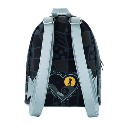 NBX JACK & SALLY SPLIT HEART LOUNGEFLY MINI BACKPACK