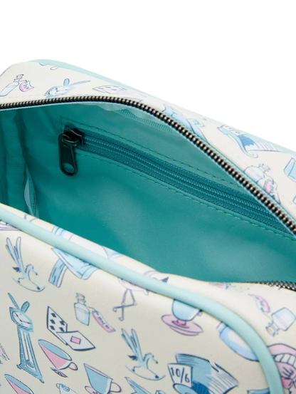 DISNEY ALICE IN WONDERLAND ICONS LOUNGEFLY CROSSBODY BAG