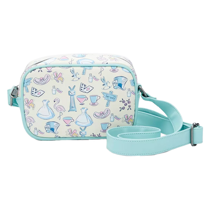 DISNEY ALICE IN WONDERLAND ICONS LOUNGEFLY CROSSBODY BAG