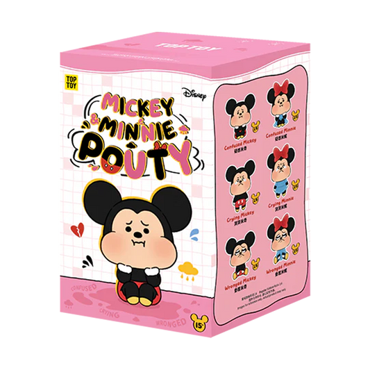DISNEY MICKEY & MINNIE POUTY SERIES PLUSH BLIND BOX