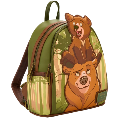 Brother Bear Koda & Kenai Loungefly Mini Backpack design on a white background