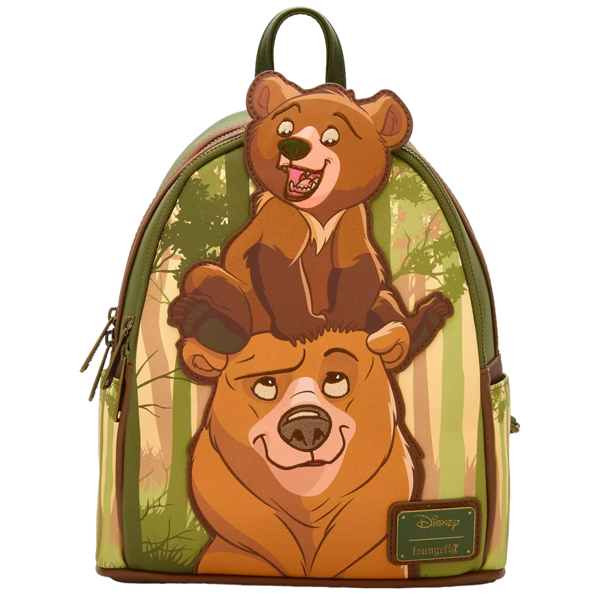 Brother Bear Koda & Kenai Loungefly Mini Backpack design on a white background