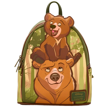 Brother Bear Koda & Kenai Loungefly Mini Backpack design on a white background