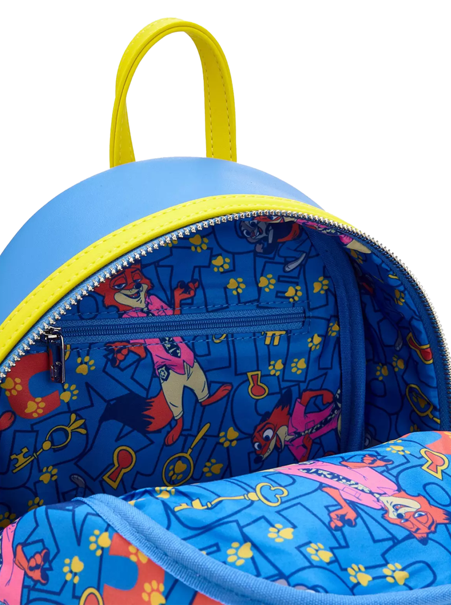 ZOOTOPIA NICK & JUDY STACKED LOUNGEFLY MINI BACKPACK