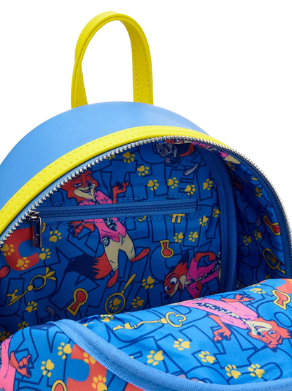 ZOOTOPIA NICK & JUDY STACKED LOUNGEFLY MINI BACKPACK