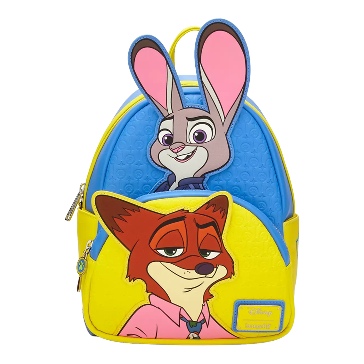 ZOOTOPIA NICK & JUDY STACKED LOUNGEFLY MINI BACKPACK