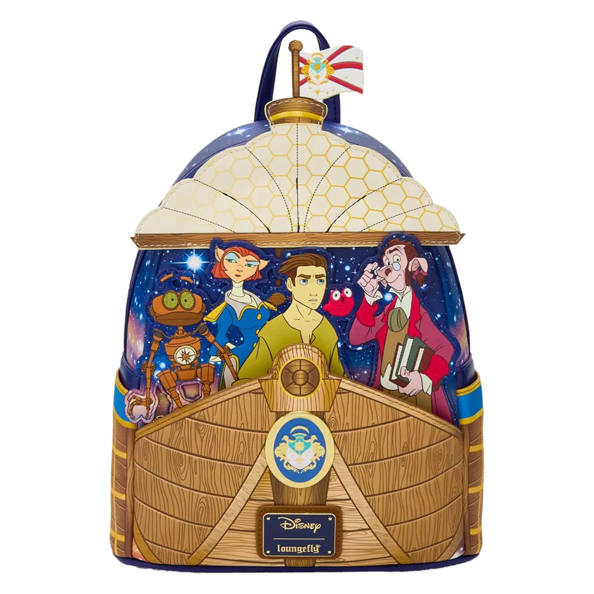 TREASURE PLANET RLS LEGACY LOUNGEFLY MINI BACKPACK