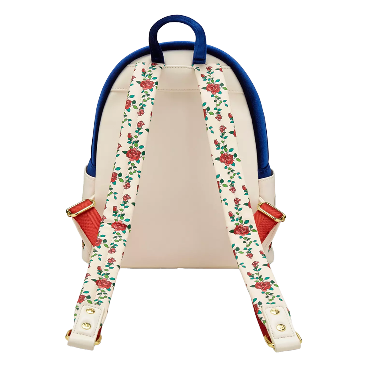 BEAUTY AND THE BEAST BELLE & BEAST VELVET LOUNGEFLY MINI BACKPACK