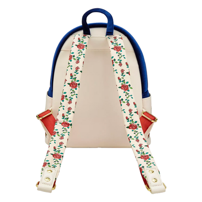BEAUTY AND THE BEAST BELLE & BEAST VELVET LOUNGEFLY MINI BACKPACK