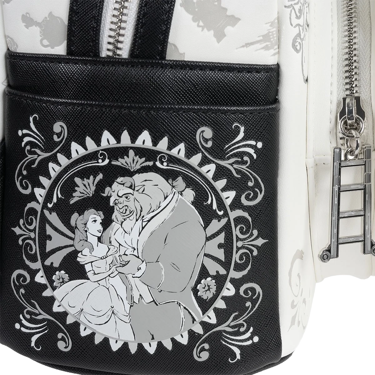 BEAUTY AND THE BEAST BELLE SKETCH LOUNGEFLY MINI BACKPACK